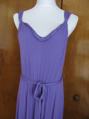 Elie Tahari  Janice women's purple rayon dress Large 