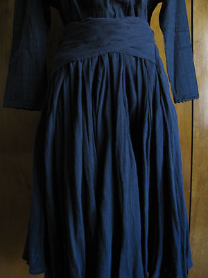 New w/tags Grace Elements Women's Black 100% Cotton Lined Skirt Size 10