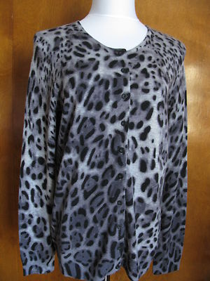 By Bloomingdale’s women's gray black 2ply cashmere cardigans 