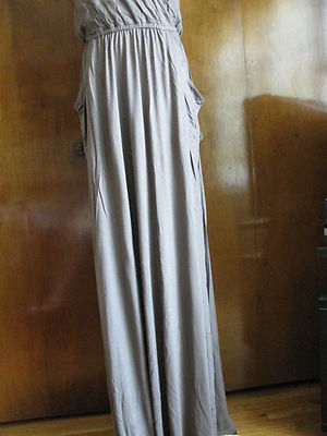 Theory  Athner Nest Women's Summer Pocketed Maxi Dress Large 