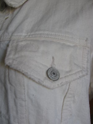 Denim &Supply women cream jean jacket New