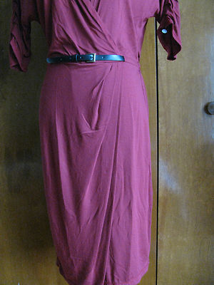 Max Studio women's raspberry viscose dress size medium new