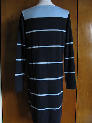Gap Women's Striped Blue Navy Blue Dress Size XLarge NWT