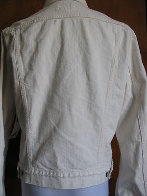 Denim &Supply women cream jean jacket New