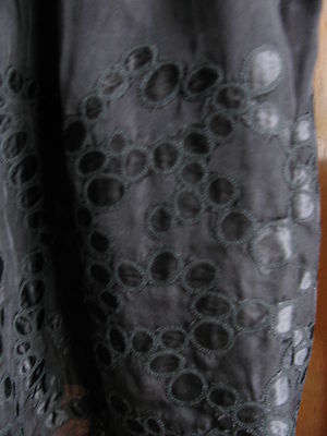 Laundry By Design women's silk black lined halter dress size medium