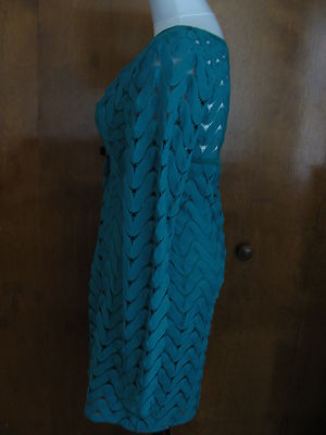 Free People women's lined emerald dress large 