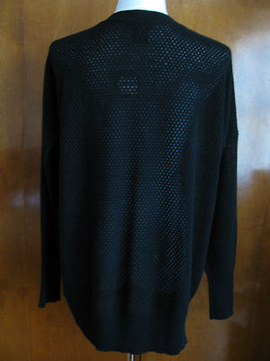 Bloomingdale’s Women's Black 2ply Cashmere Sweater New