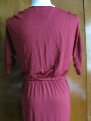 Max Studio women's raspberry viscose dress size medium new